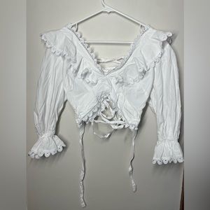 Vici White Blouse